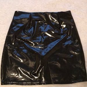 fashion nova black skirt